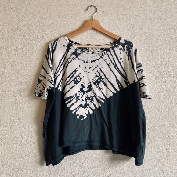 American Age Tops - American Age Tye-Dye Cropped Tee